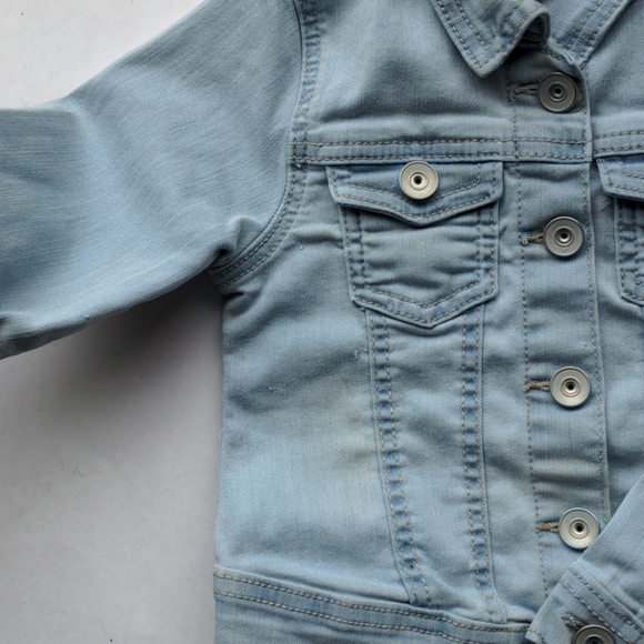 XS 4T Light Blue Jean Jacket Children's Place - Picture 2 of 12